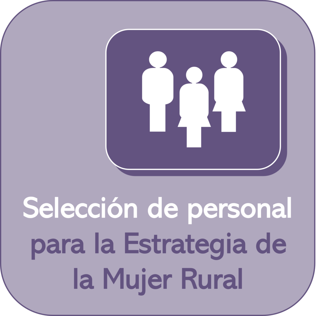 Ilustración Mujer Rural. Proceso de selección de personal